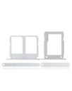 Dual Sim Card Tray Compatible For Samsung Galaxy A9 Pro (A910/2016) (White) (2 Piece Set)