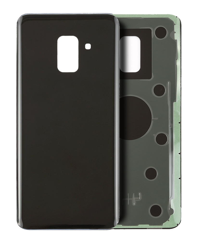 Back cover Glass Compatible For Samsung Galaxy A8 (A530/2018) (Black)