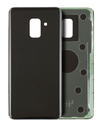 Back cover Glass Compatible For Samsung Galaxy A8 (A530/2018) (Black)