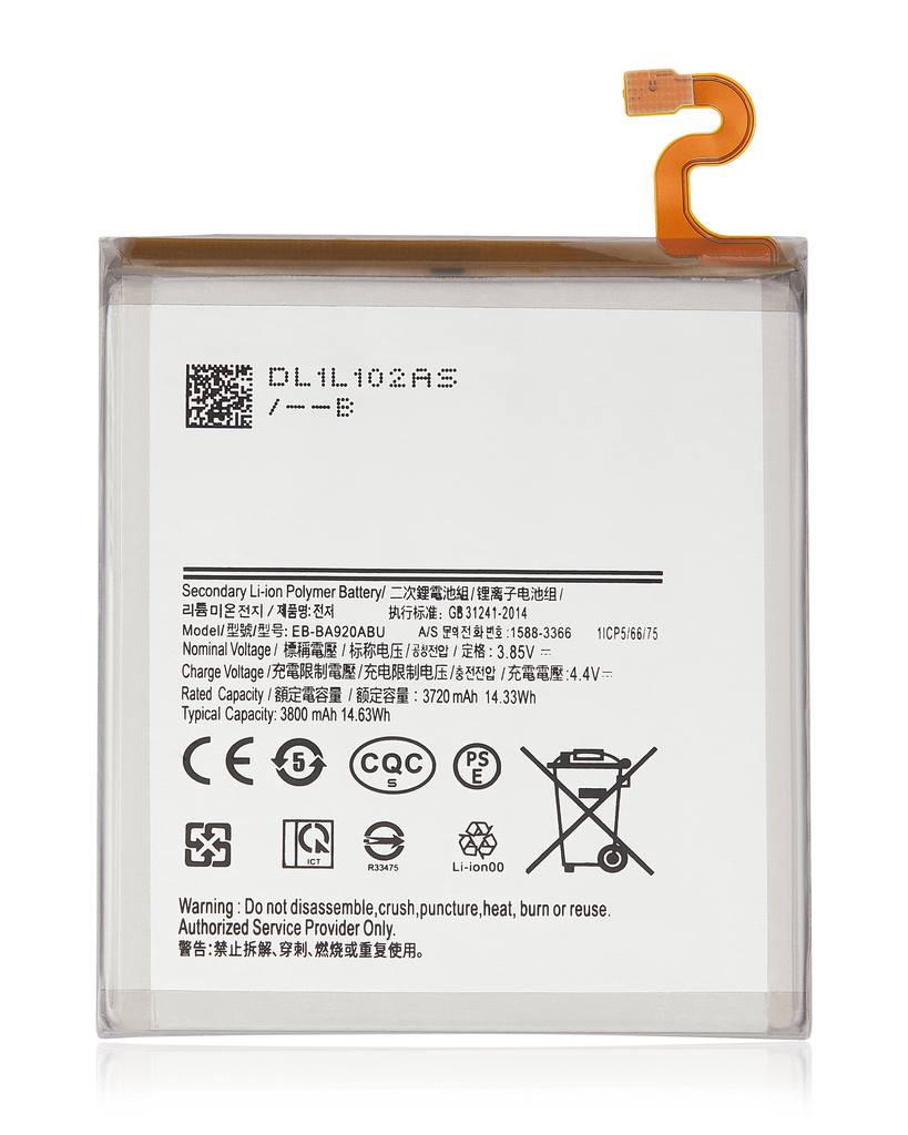 Replacement Battery Compatible For Samsung Galaxy A9 (A920/2018) (EB-BA920ABU)