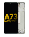 OLED Assembly With Frame Compatible For Samsung Galaxy A73 (A735/2022) (Refurbished) (Mint)