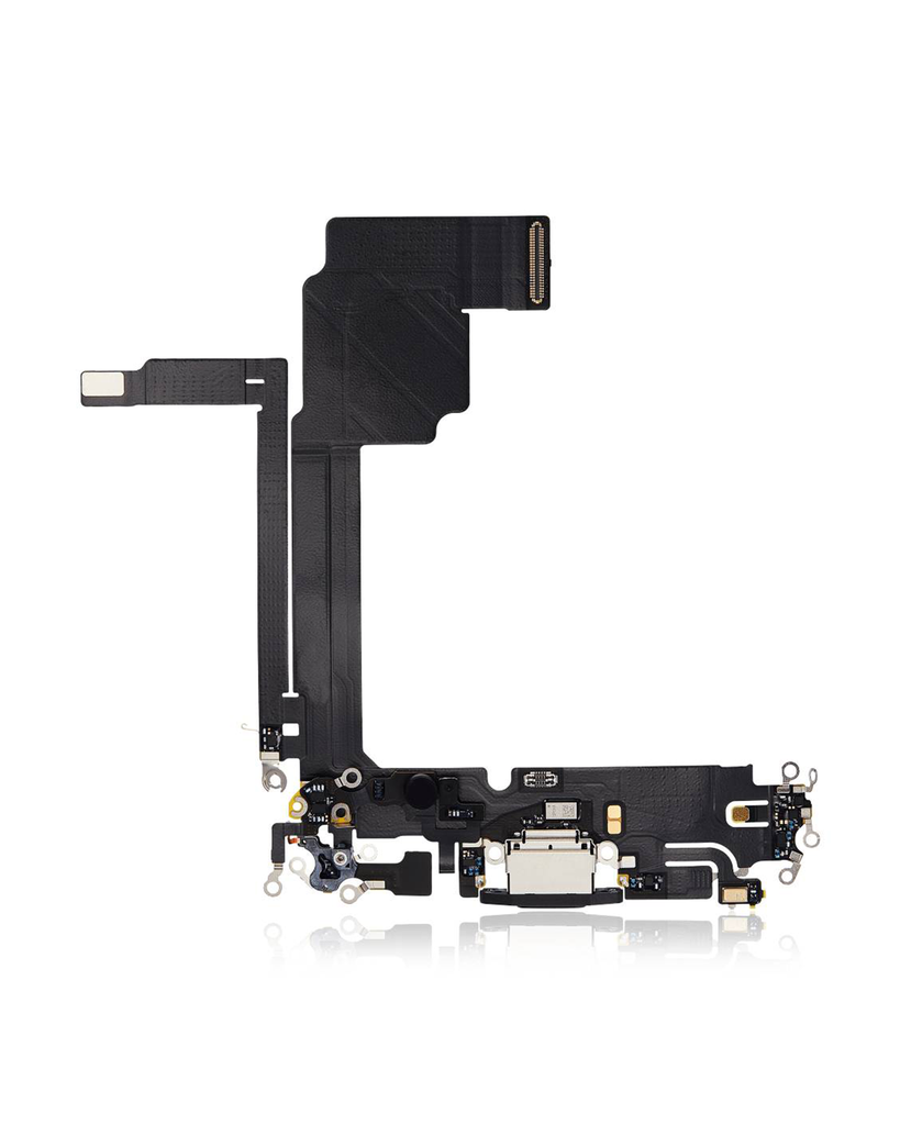 Charging Port Flex Cable Compatible For iPhone 15 Pro Max (Premium) (Black Titanium)
