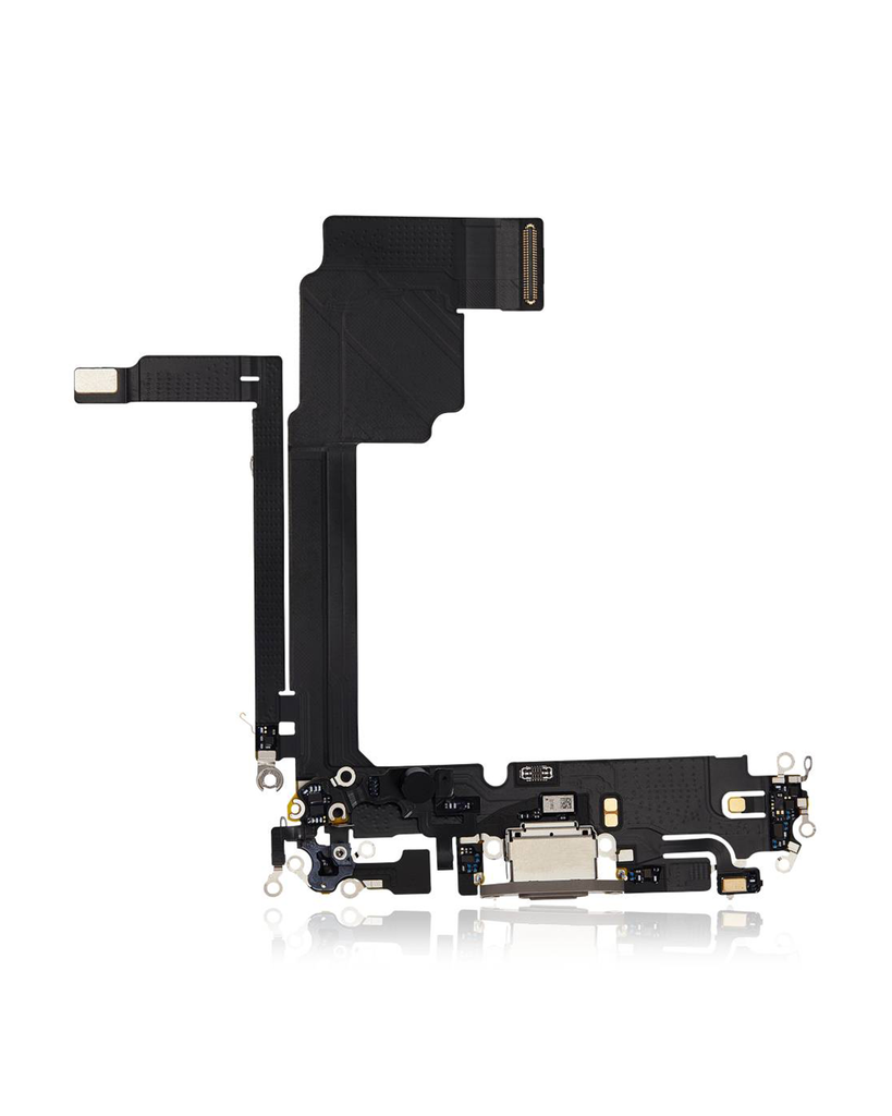 Charging Port Flex Cable Compatible For iPhone 15 Pro Max (Premium) (Natural Titanium)
