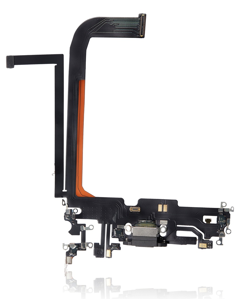 Charging Port Flex Cable Compatible For iPhone 13 Pro Max (Aftermarket Plus) (Graphite)