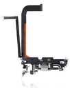 Charging Port Flex Cable Compatible For iPhone 13 Pro Max (Aftermarket Plus) (Silver)