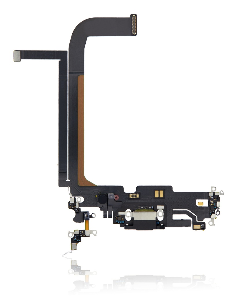 Charging Port Flex Cable Compatible For iPhone 13 Pro Max (Premium) (Graphite)
