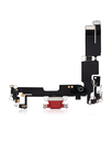 Charging Port Flex Cable Compatible For iPhone 14 Plus (Used OEM Pull) (Red)