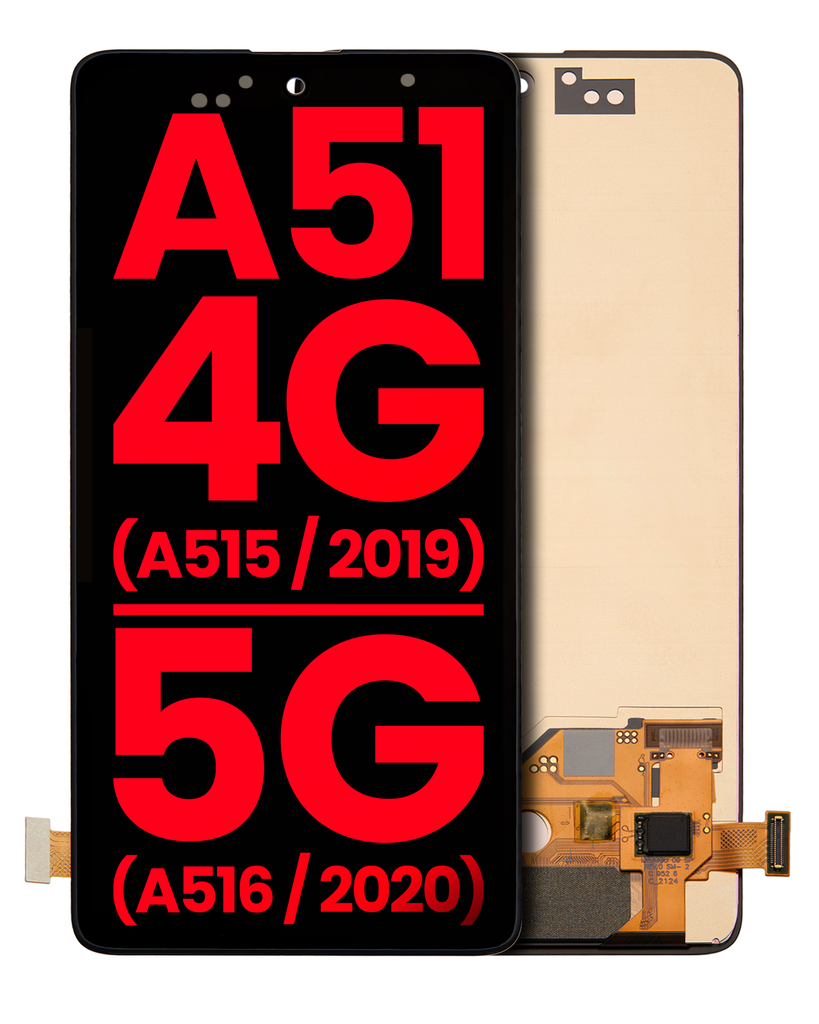 OLED Assembly Without Frame Compatible For Samsung Galaxy A51 4G (A515/2019)/5G (A516/2020) (6.46&quot;) (Aftermarket Plus) (All Colors)