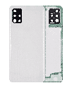 Back cover Glass With Camera Lens Compatible For Samsung Galaxy A51 4G (A515/2019) (Aftermarket Plus) (Prism Crush White)