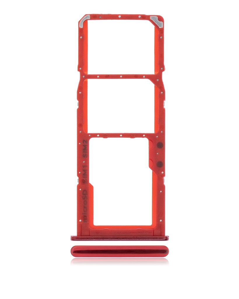 Dual Sim Card Tray Compatible For Samsung Galaxy A51 4G (A515/2019) (Red)