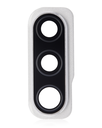 Back Camera Glass Lens And Cover Bezel Compatible For Samsung Galaxy A50S (A507/2019) (Prism Crush White)