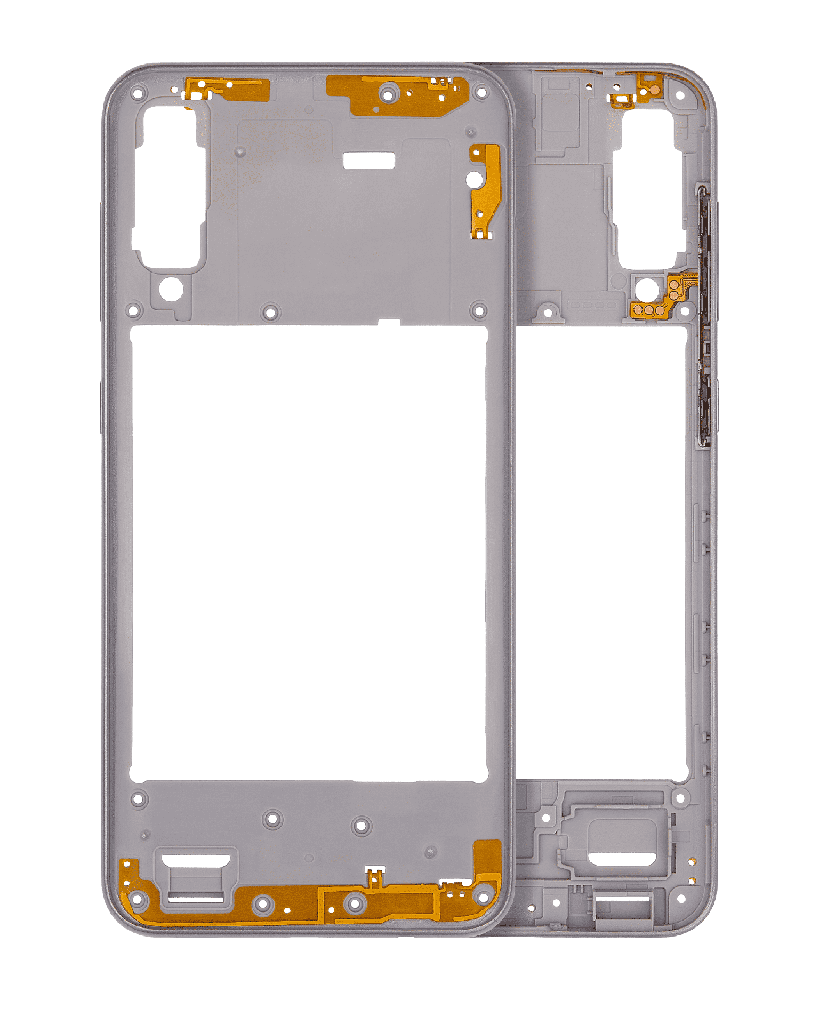 Mid-Frame Housing Compatible For Samsung Galaxy A50s (A507/2019) (Aftermarket Plus) (Prism Crush White)