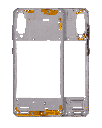 Mid-Frame Housing Compatible For Samsung Galaxy A50s (A507/2019) (Aftermarket Plus) (Prism Crush White)