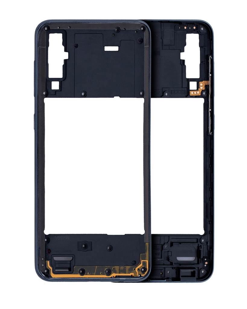 Mid-Frame Housing Compatible For Samsung Galaxy A50 (A505/2019) (International Version) (Aftermarket Plus) (Black)