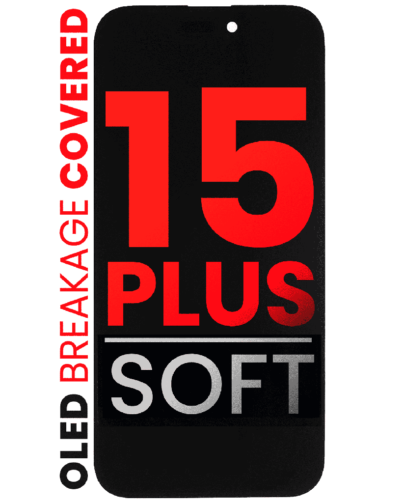 OLED Assembly Compatible For iPhone 15 Plus (Aftermarket Pro: XO7 Soft)