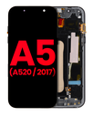 OLED Assembly With Frame Compatible For Samsung Galaxy A5 (A520/2017) (Aftermarket Plus) (Black)
