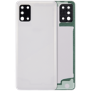 Back cover Glass With Camera Lens Compatible For Samsung Galaxy A31 (A315/2020) (Aftermarket Plus) (Prism Crush White)