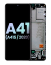 LCD Assembly With Frame Compatible For Samsung Galaxy A41 (A415/2020) (Service Pack) (Black)
