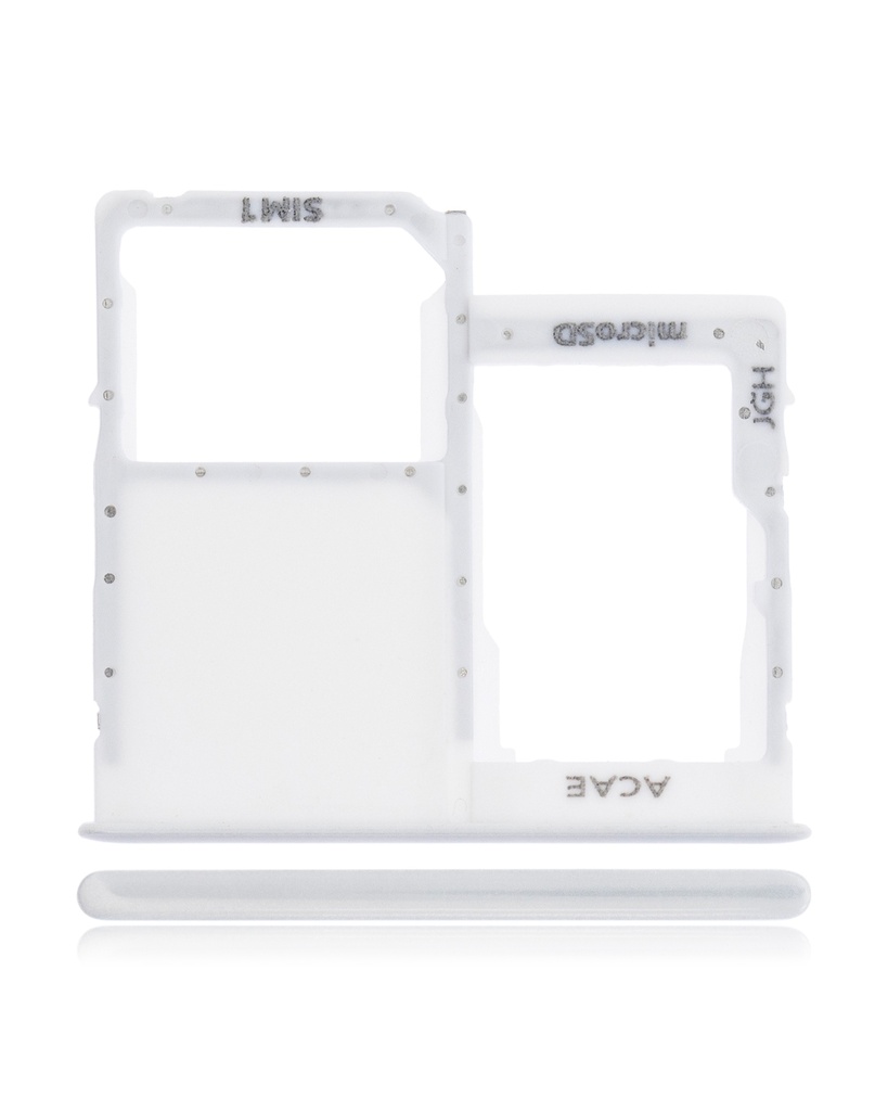 Single Sim Card Tray Compatible For Samsung Galaxy A41 (A415/2020) (Prism Crush Silver)