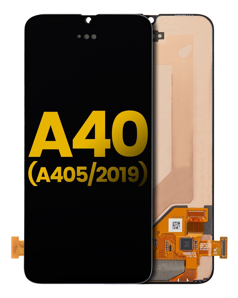 OLED Assembly Without Frame Compatible For Samsung Galaxy A40 (A405/2019) (Refurbished) (All Colors)