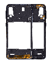 Mid-Frame Housing Compatible For Samsung Galaxy A40 (A405/2019) (Aftermarket Plus) (Black)