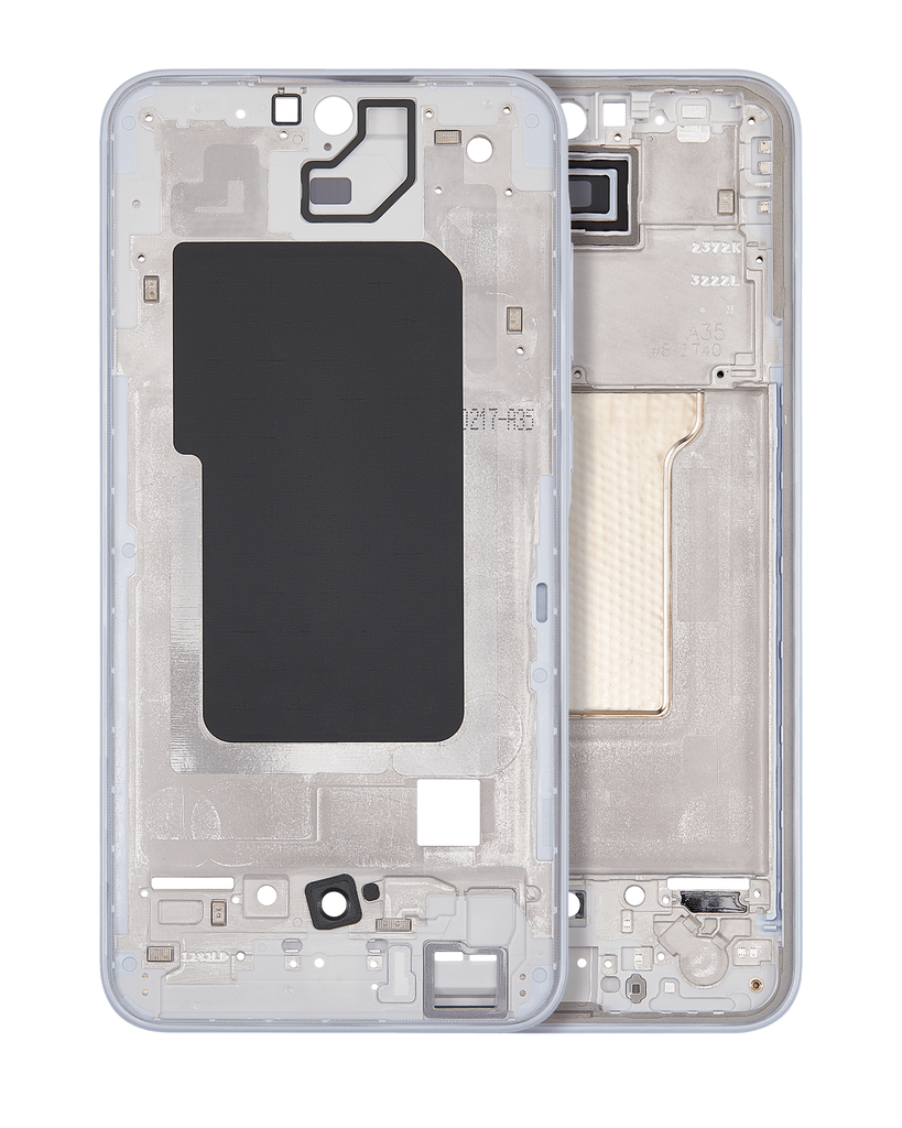 Mid-Frame Housing Compatible For Samsung Galaxy A35 (A356/2024) (Iceblue)