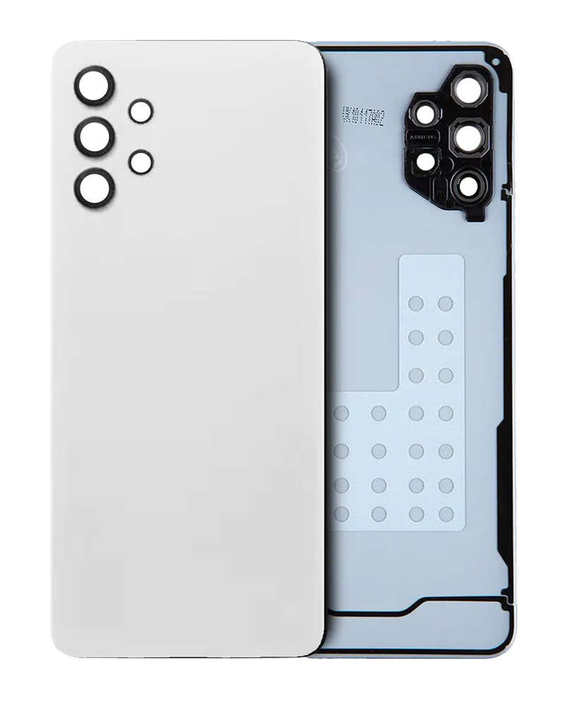 Back Cover Glass With Camera Lens Compatible For Samsung Galaxy A32 5G (A326/2021) (Service Pack) (Awesome White)