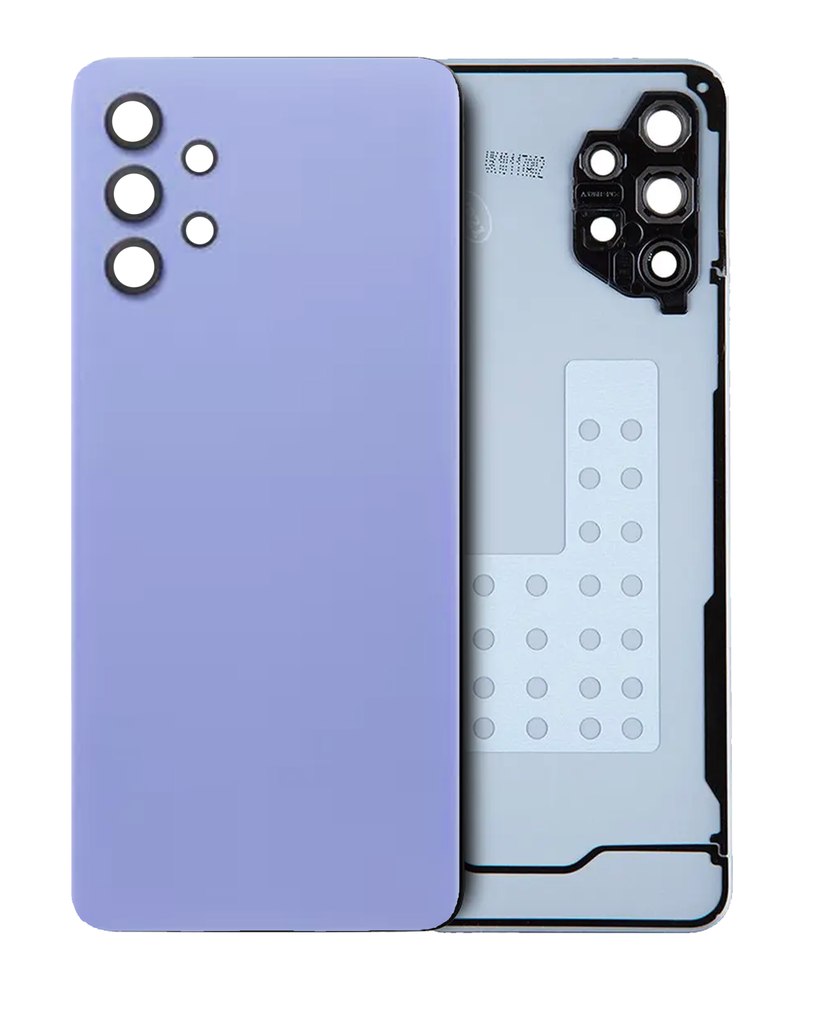 Back Cover Glass With Camera Lens Compatible For Samsung Galaxy A32 5G (A326/2021) (Service Pack) (Awesome Violet)