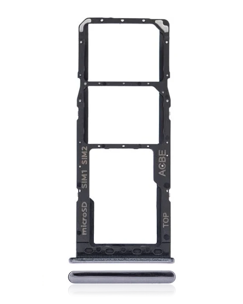 Dual Sim Card Tray Compatible For Samsung Galaxy A32 (A325/2021) (Awesome Black)