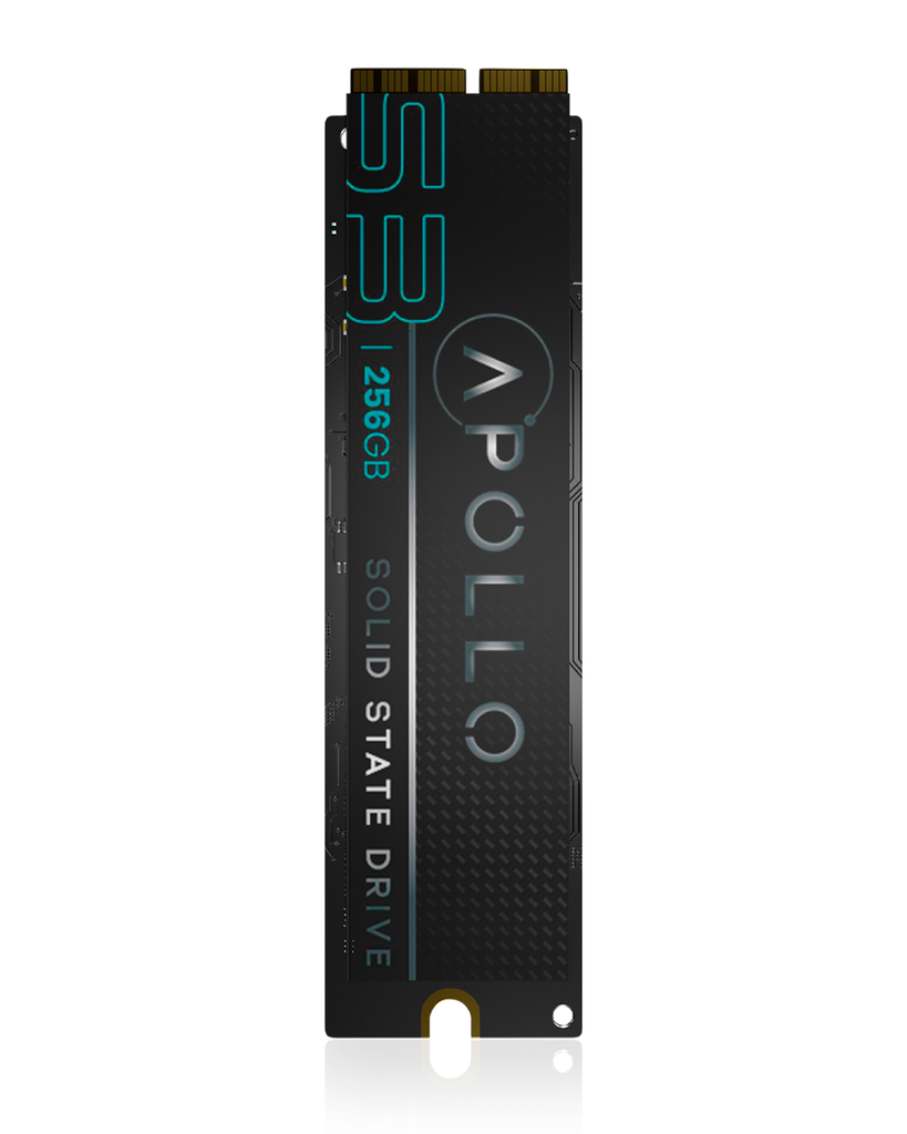 Apollo S3 256GB Mac SSD (NVMe PCIe Gen3x4) Compatible For MacBook Air 11 &amp; 13&quot; A1465 A1466 (Mid 2013-2017) / Pro Retina A1398 1502 (Late 2013-Mid 2015) / iMac A1418 A1419 (Late 2013-Mid 2017) / Mac Mini A1347 (2014) / Mac Pro A1481 (2013)
