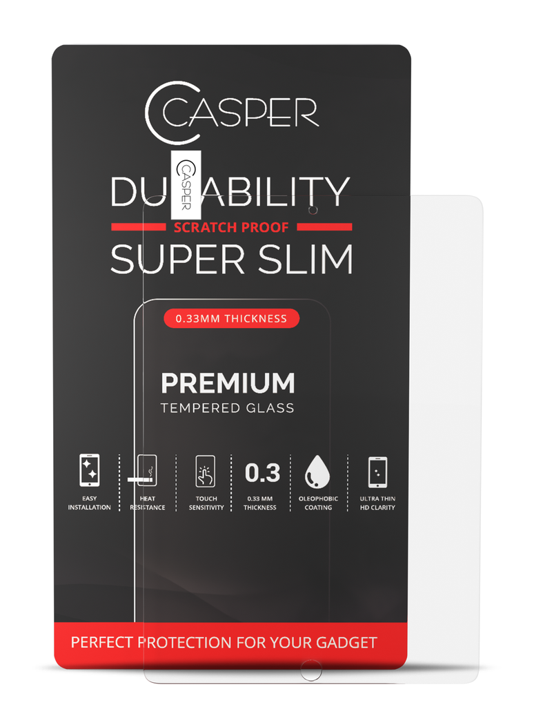 Casper Tempered Glass Compatible For iPad Pro 10.5&quot; / Air 3 (Retail Pack) (Clear)