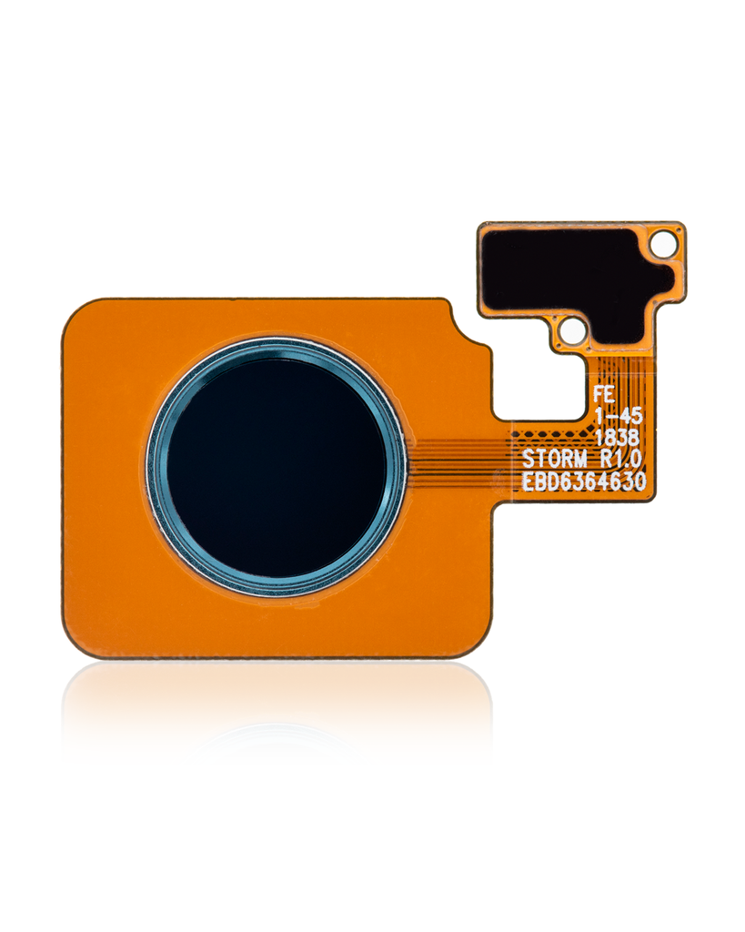 Home Button Fingerprint Sensor With Flex Compatible For LG G8 ThinQ / LG V50 ThinQ (Blue)