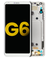 LCD Assembly With Frame Compatible For LG G6 (Refurbished) (Mystic White)