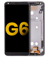 LCD Assembly With Frame Compatible For LG G6 (Refurbished) (Astro Black)