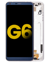 LCD Assembly With Frame Compatible For LG G6 (Refurbished) (Ice Platinum Silver)
