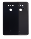 Back cover Glass With Adhesive Pre-Installed Compatible For LG G6 (Astro Black)