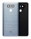 Back cover Glass With Adhesive Pre-Installed Compatible For LG G6 (Ice Platinum Silver)