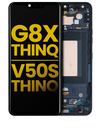 OLED Assembly With Frame Compatible For LG G8X ThinQ / V50S ThinQ 5G (Refurbished) (Aurora Black)
