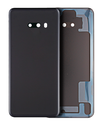 Back cover Glass With Camera Lens Compatible For LG G8X ThinQ (Aurora Black)