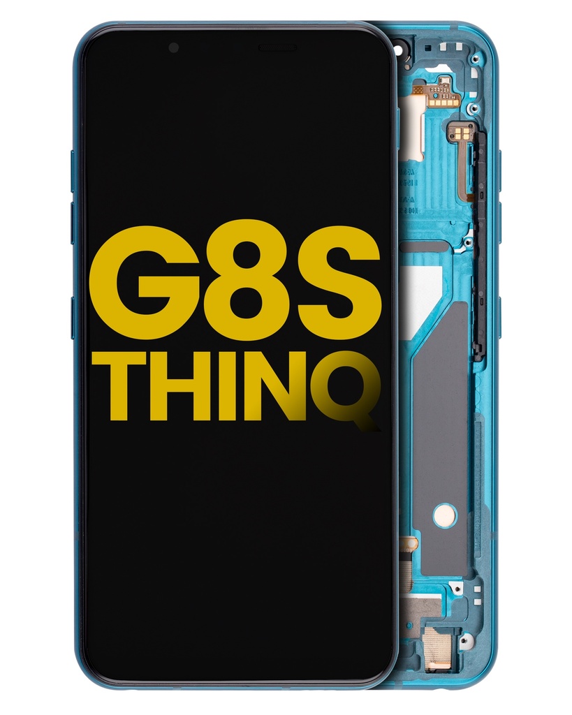 OLED Assembly With Frame Compatible For LG G8S ThinQ (Refurbished) (Mirror Green)
