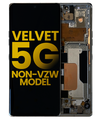 OLED Assembly With Frame Compatible For LG Velvet 5G (Non-Verizon 5G UW Frame) (Refurbished) (Gray)