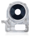 Back Camera Lens With Bracket Compatible For LG Velvet (White)
