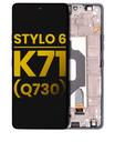 LCD Assembly With Frame Compatible For LG Stylo 6 / K71 (Refurbished) (Black)