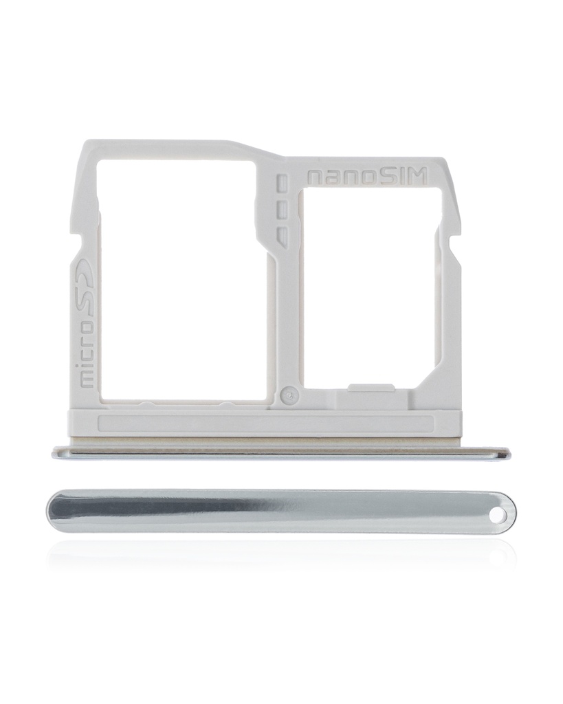 Sim Card Tray Compatible For LG Stylo 6 / K71 (Silver)