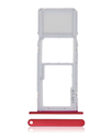 Single Sim Card Tray Compatible For LG K42 (2020) / K52 (2020) (Red)