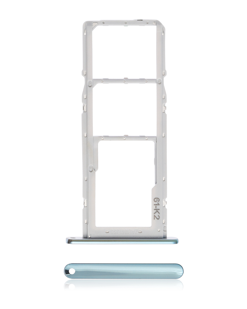 Dual Sim Card Tray Compatible For LG K42 (2020) / K52 (2020) (Silver)