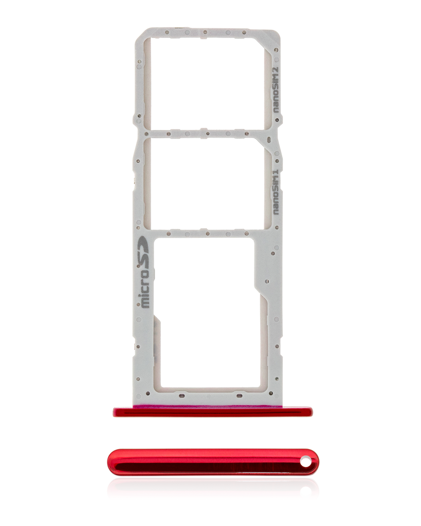 Dual Sim Card Tray Compatible For LG K42 (2020) / K52 (2020) (Red)