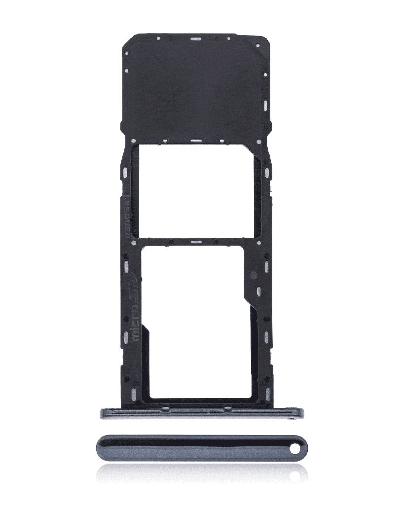 Single Sim Card Tray Compatible For LG K51 (K500MM) (Black)