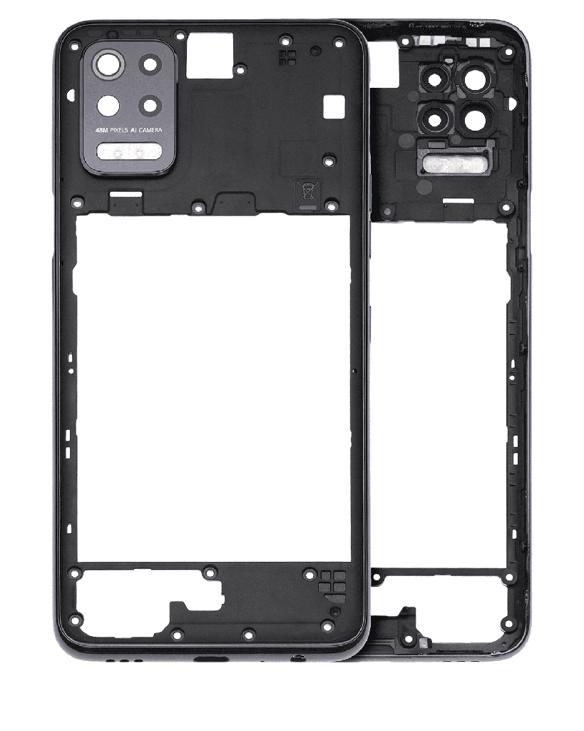 Backplate Rear Housing Compatible For LG K52 (2020) (Black)