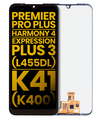 LCD Assembly Without Frame Compatible For LG Premier Pro Plus/Harmony 4 Expression Plus 3 (L455DL)/LG K41 (K400) (Refurbished) (All Colors)